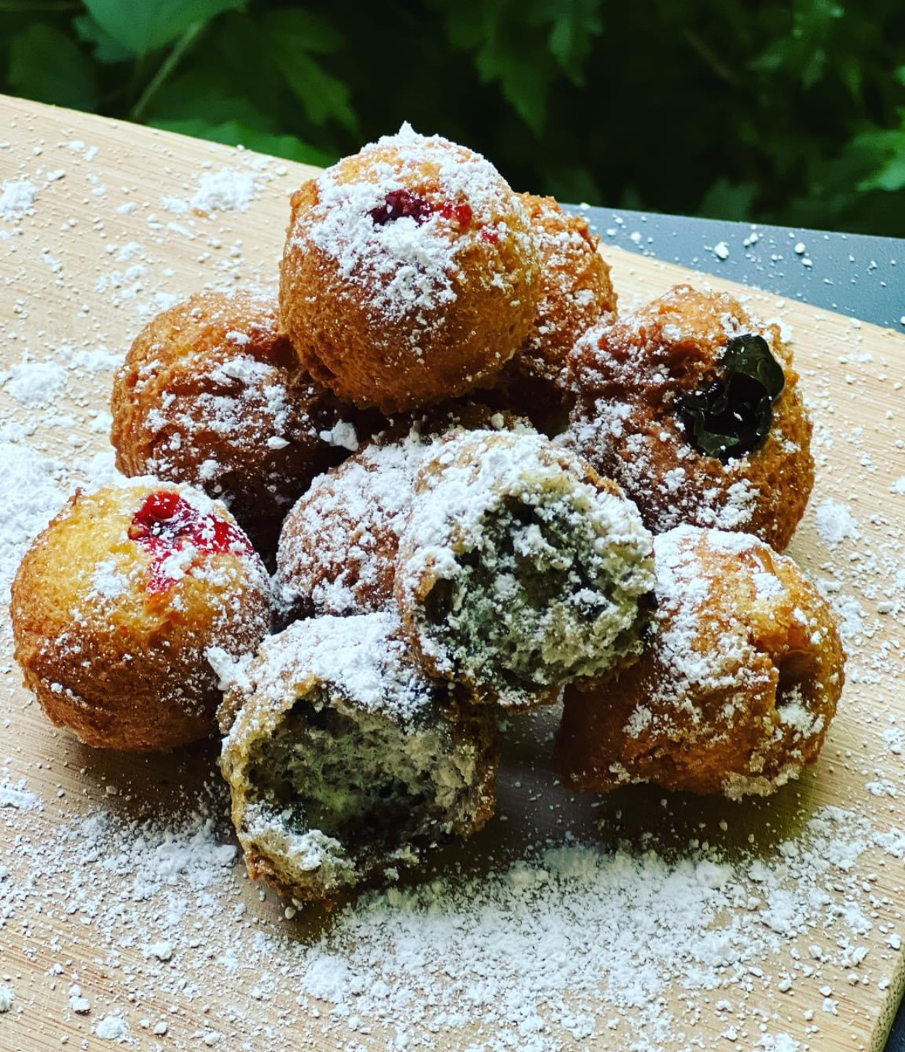 Offering a variety of fresh donut holes